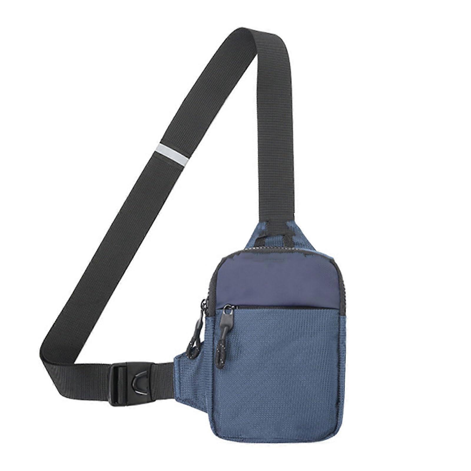 Crossbody Slings Bag Small Size Waist Pack With Phone Holder For Running, Gym, Cycling