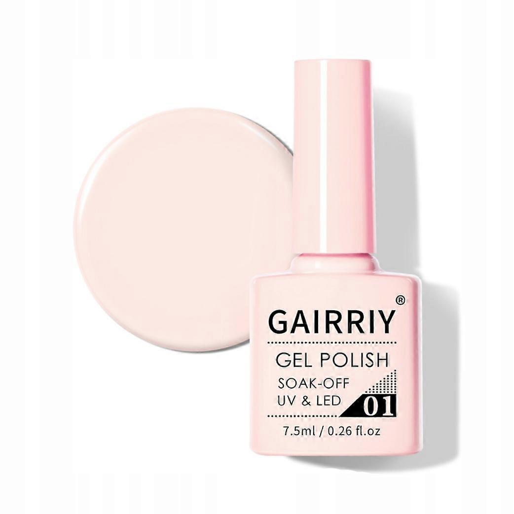 Rosfix Hybrid Nail Polish 001 – Delicate Pink 7.5 ml | Long-lasting effect, LED/UV curing