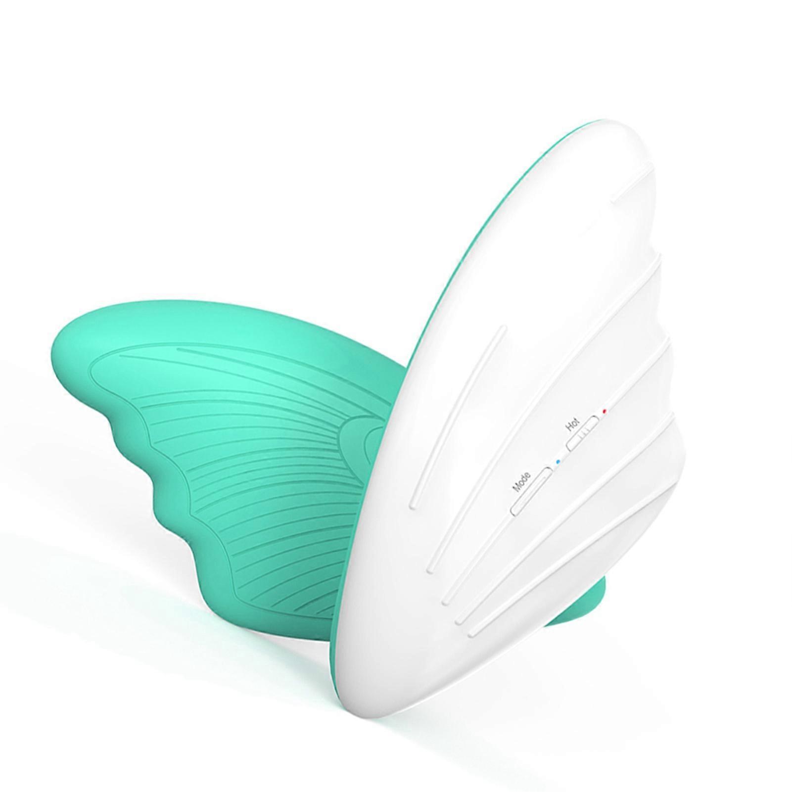 Warming Lactation Massager Soft Silicone Electric Breast Massager for Breastfeeding 6 Vibration Modes + 3 Levels Warming Modes for Clogged Ducts Impr