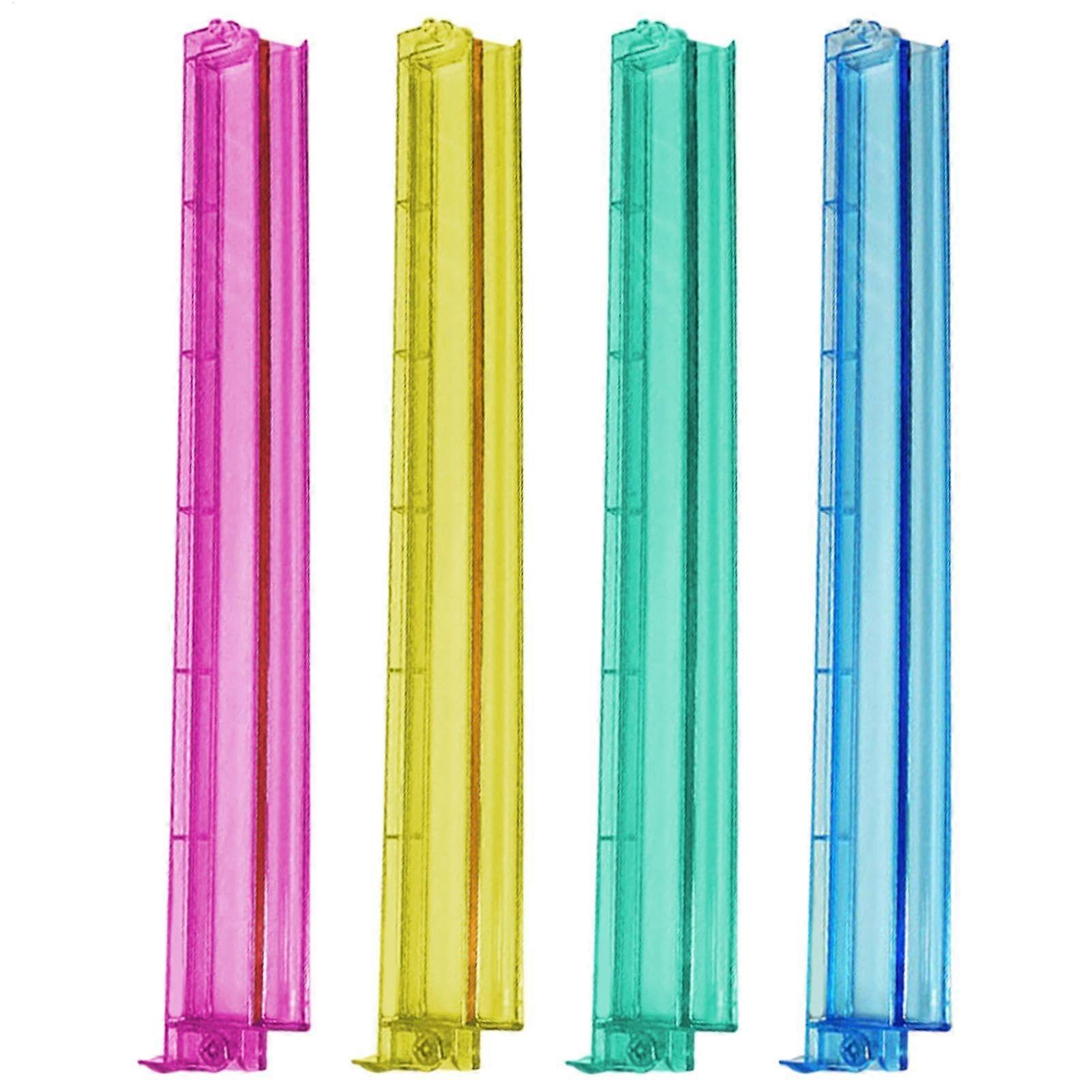 Mahjong Pusher – Transparent, multicolored acrylic pusher and stand set