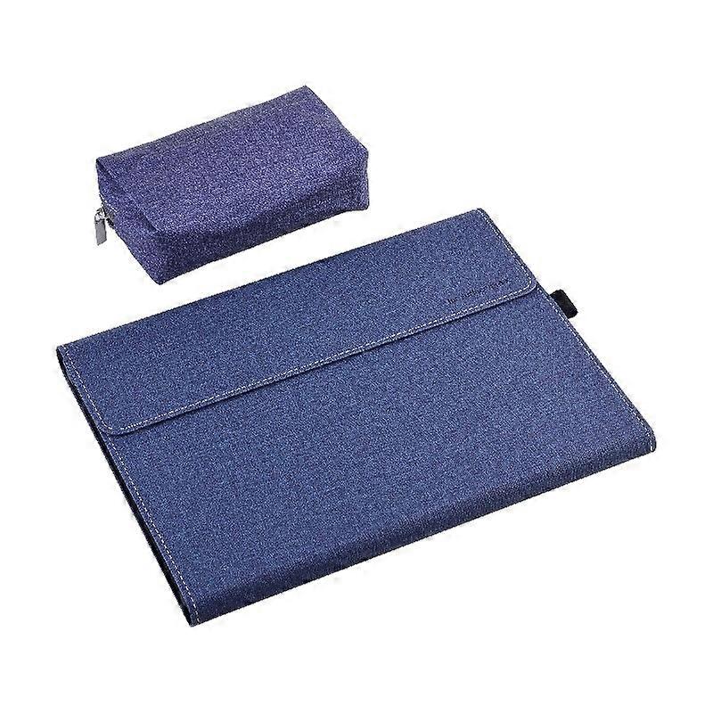 Case for Microsoft Surface Pro 8, Color: PC Hard Shell Dark Blue With Power Pack PC Hard Shell Dark