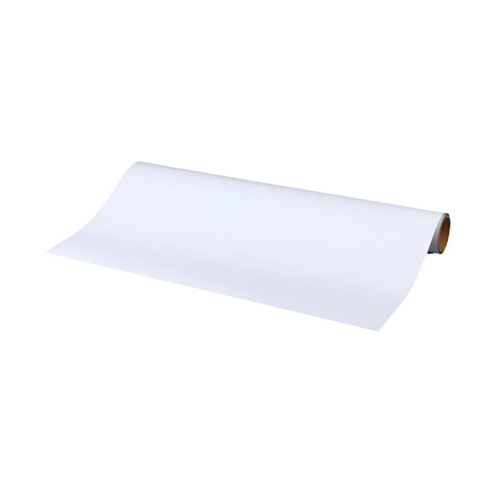 Electrostatic Whiteboard Wallpaper Static SelfAdhesive Easy to Clean Simple White Dry Erase Board for School, Office and Kitchen (0.9 x 2 m)
