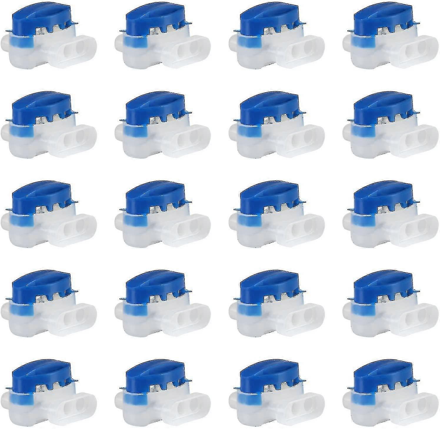 Set Of 20 Resin Filled Cable Connectors For Automower Robot Lawnmower