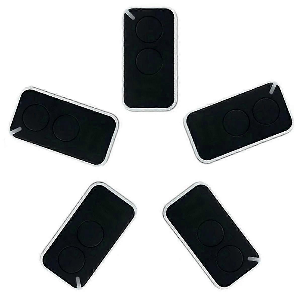 5pcs for NICE Universal Garage Remote Control 433.92MHz 2-Channel Rolling Code BlackBlack szrh21