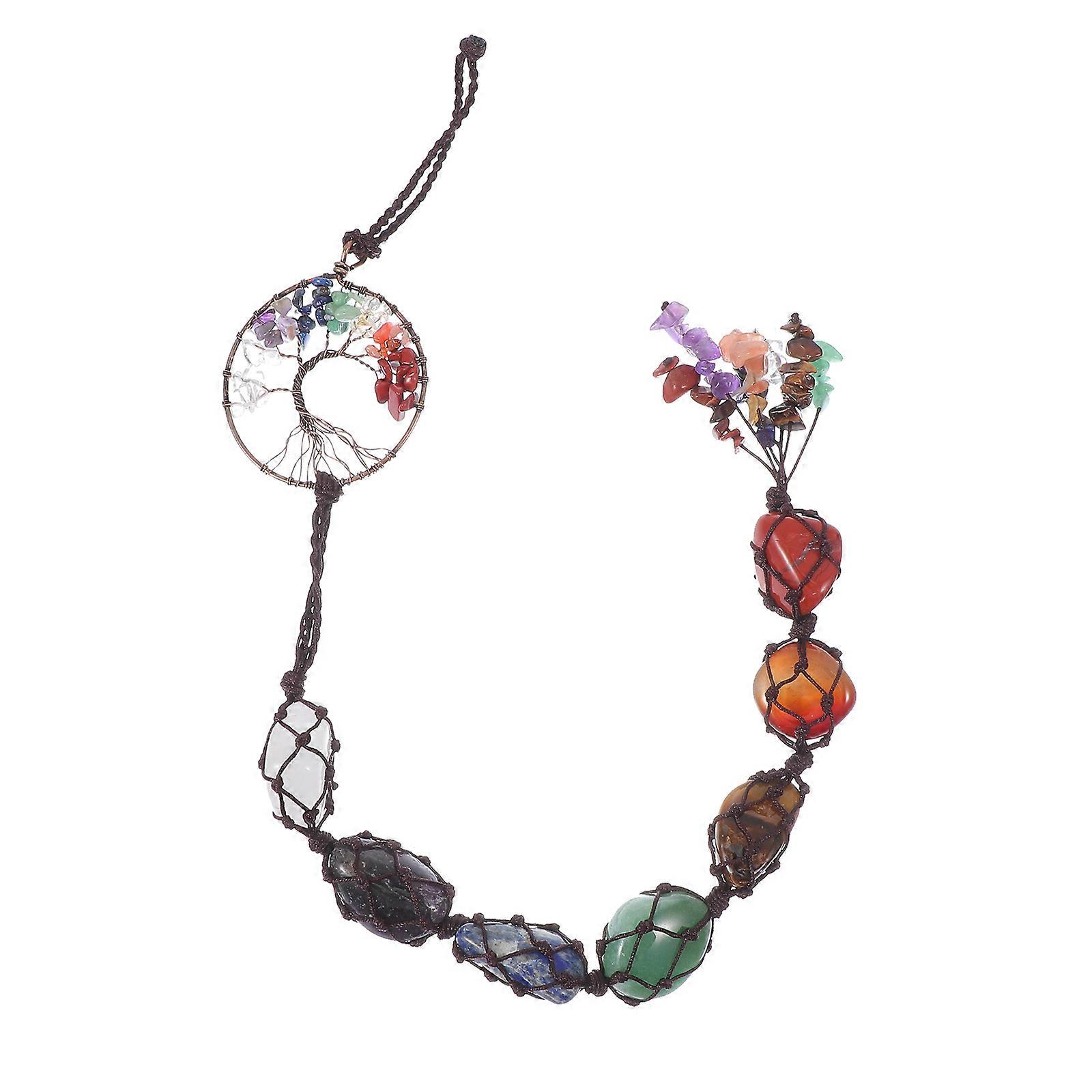 Portable Pendant Classic Style Car Hanging Ornament Detail Tree Shaped 19.3×2.2×0.8in Synthetic Material 1Pack