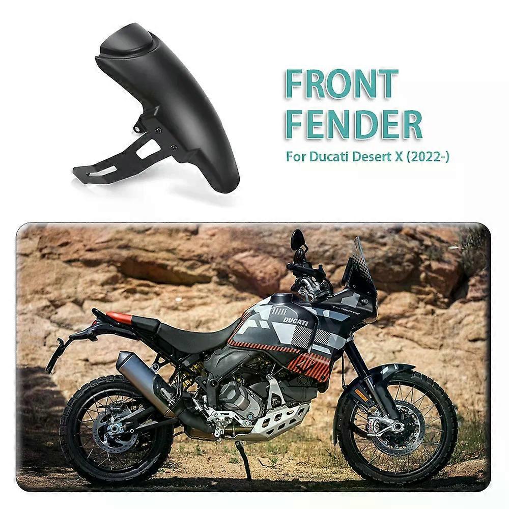Apply Front Fender Extender For Ducati Desert X DesertX 2022 2023- Motorcycle Accessories Splash Mudguard Fairing Hugger Extension