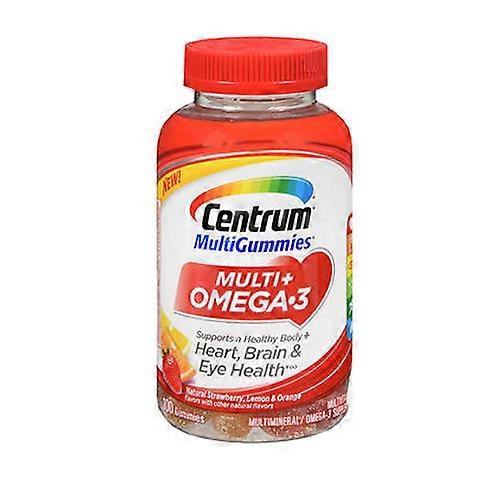 Centrum Omega 3 Multi Gummies Multivitamins ,100 Each (Pack of 1)