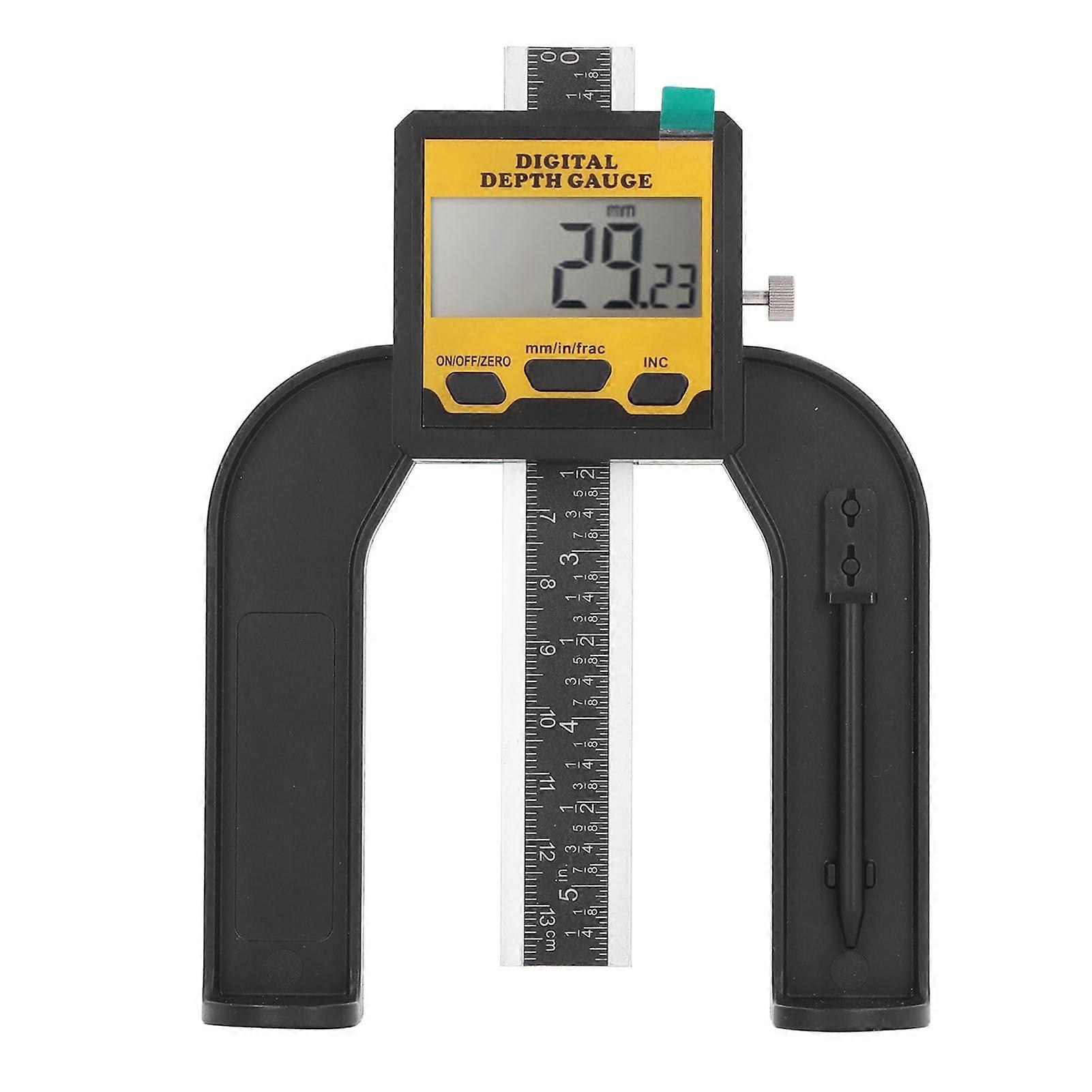 Woodworking depth Digital depth 0.01 mm resolution Woodworking height and depth measuring tool with Magnetic base Ref: 3467