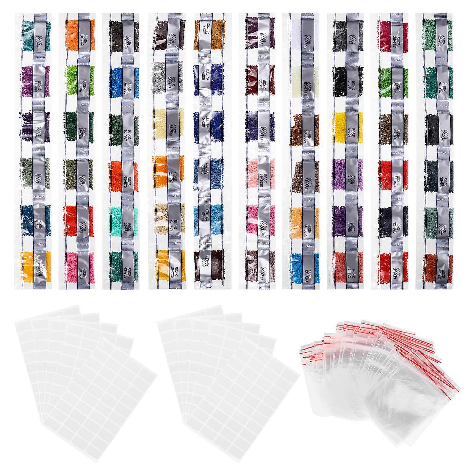 Crafts Beads Diamond Drawing Accessories Replacement Assorted Color Square Shape For DIY Cross-stitch 7X6cm