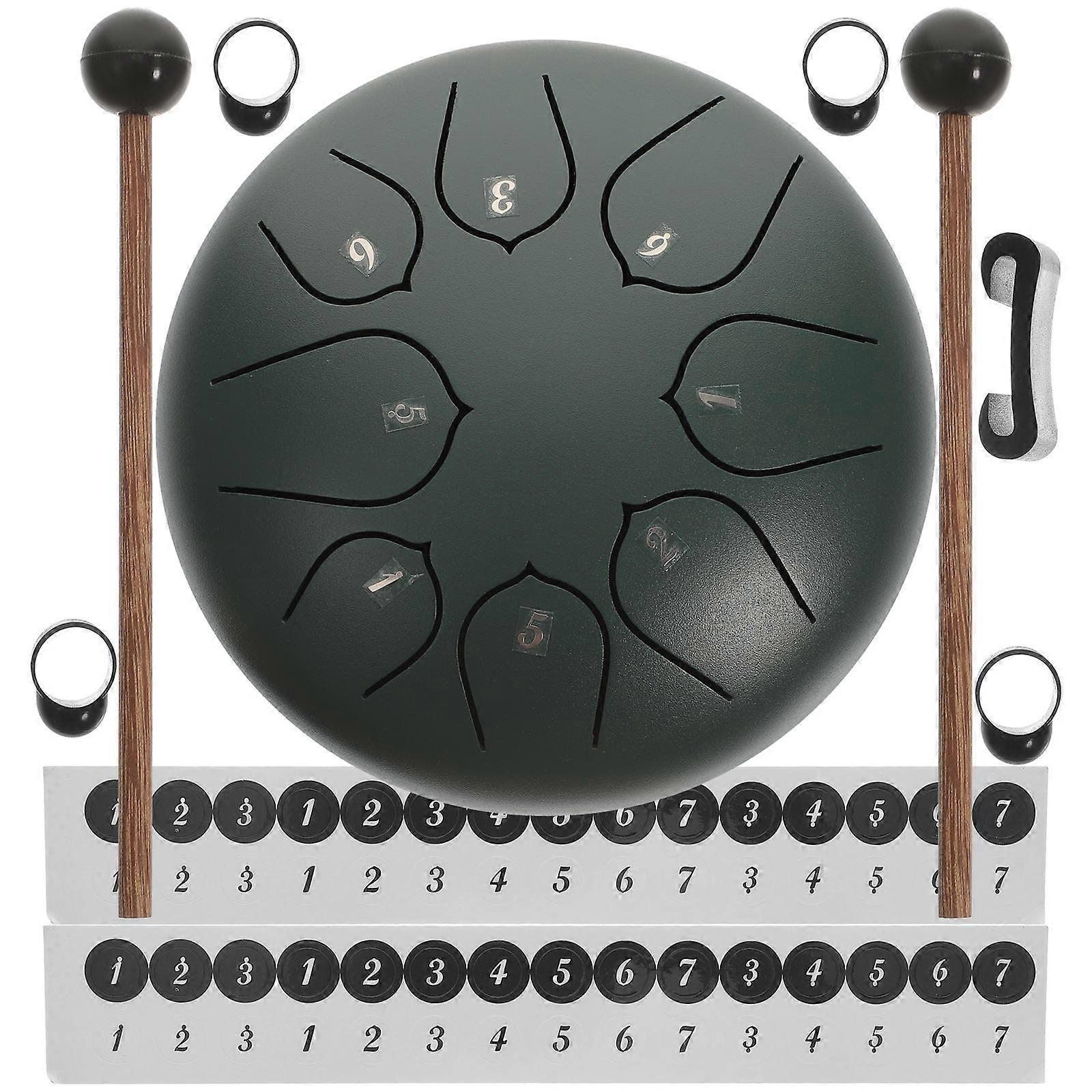 1 Set Ethereal Tongue Drum with Mallets, Stickers & Bag – Ideal for Music Education, Meditation & Stress Relief