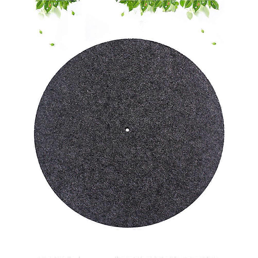 Turntable Platter Wool Mat Pad for All Record Players Vibration Reduction for Optimal Playback Performance