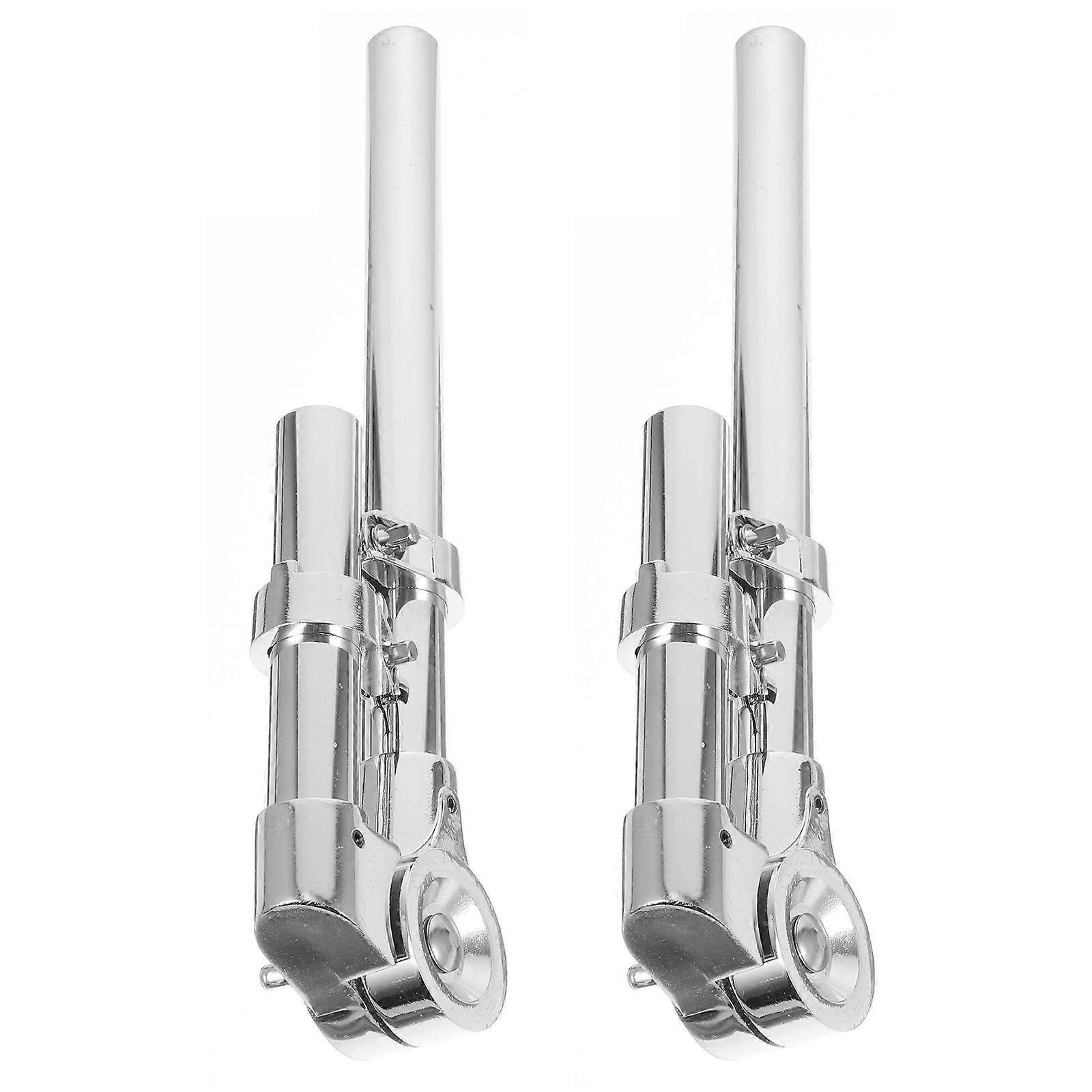 Rack Tom Drum Compact Metal Replacement for Old or Broken Stands Musicians 1 Pair