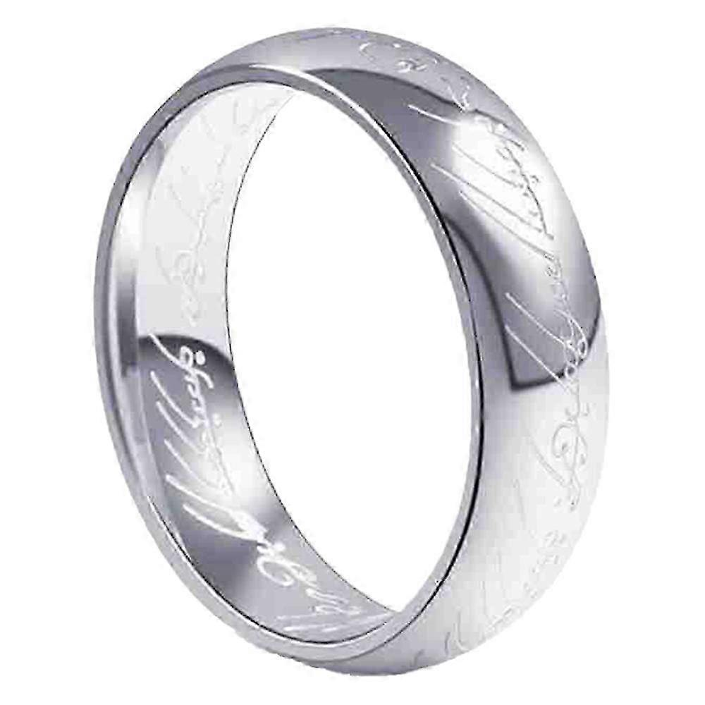 2025 Men's Titanium ring gold Silver gold ring