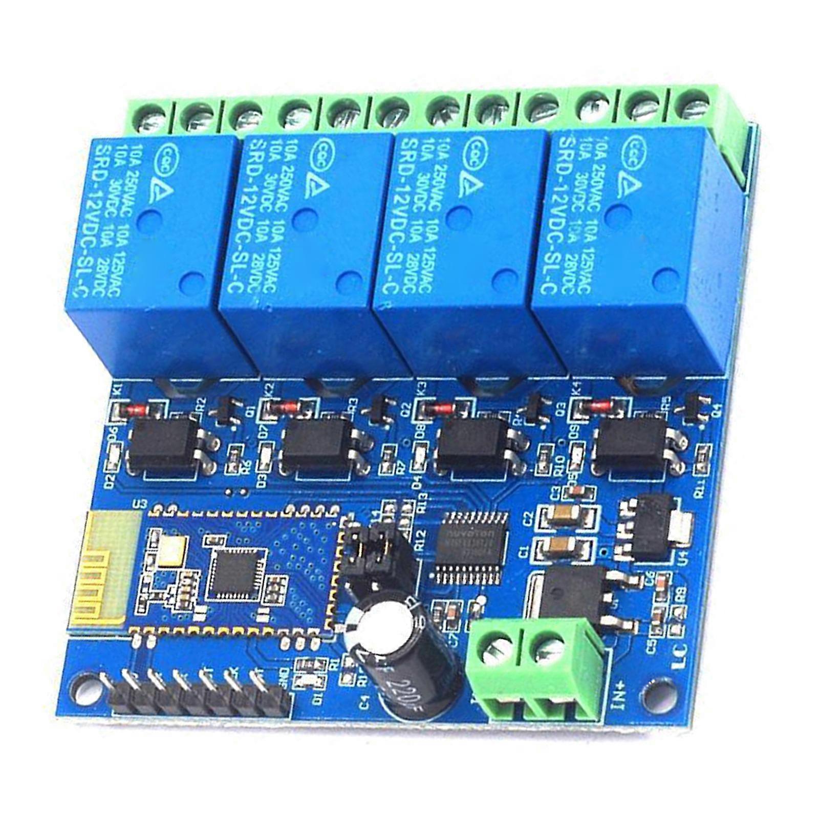 Wireless Relays Module with Indicator Light 1/2/4 Channel APP Remote Control Switches Internet of Things Relays Module Multicolor