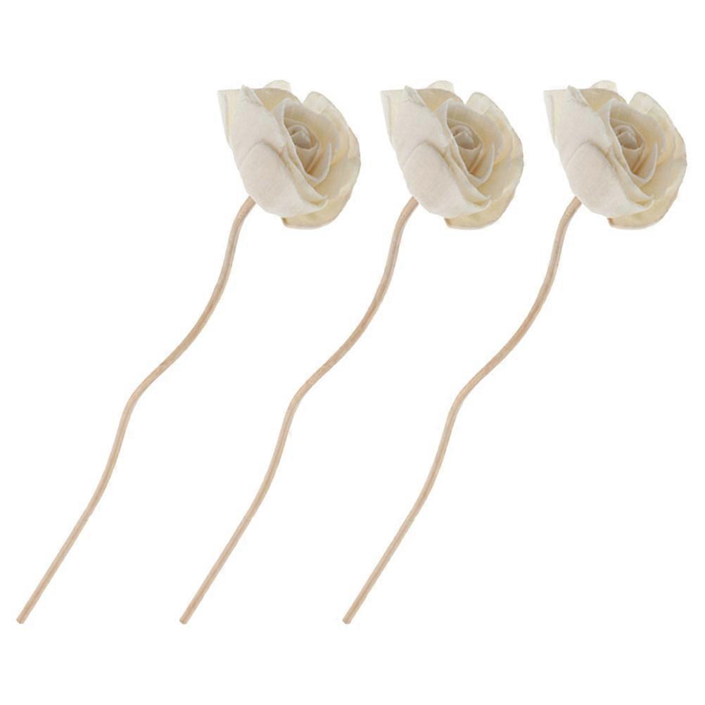 Elegant 3 Pack Essential Oil Diffuser Sticks for Home Aromatherapy – Natural Wooden Reeds for Bedroom, Living Room & Office Fragrance Decor