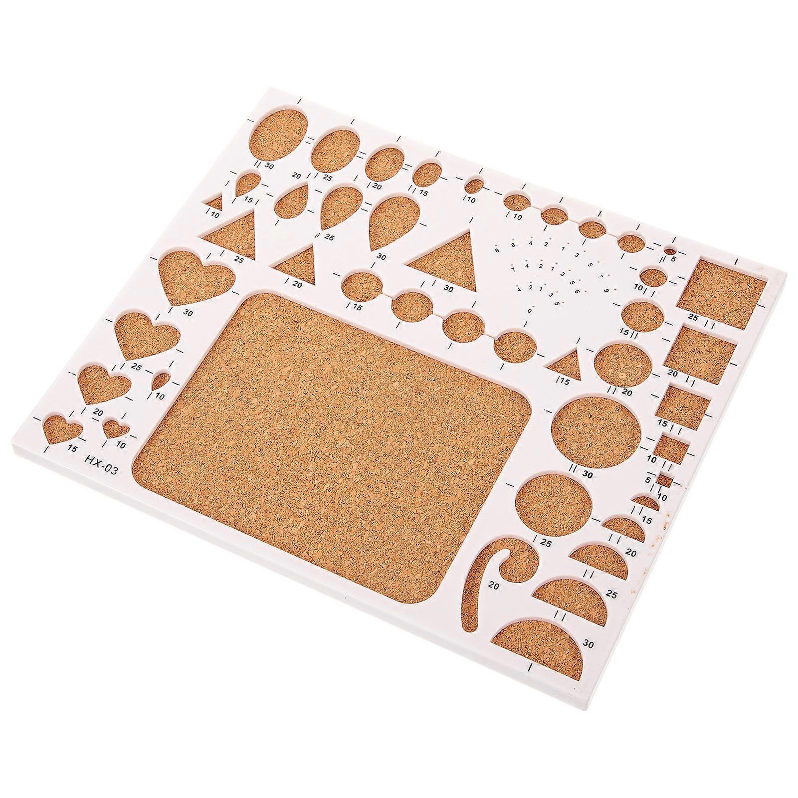 Circle Template Board for Paper Quilling 1 Set Quilling Mold and Work Board