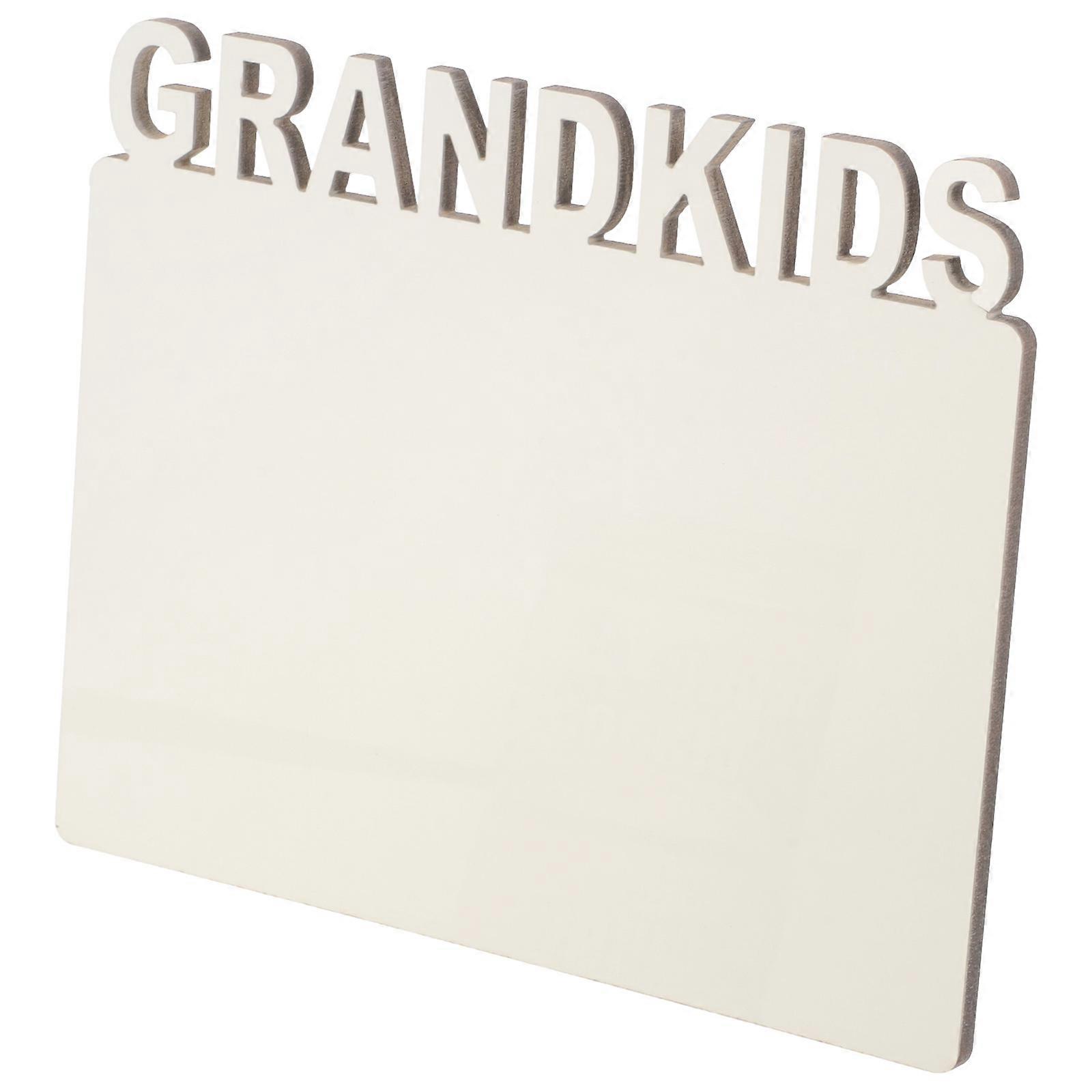 DIY Sublimation Photo Frame Decoration for Home Office Party Table Beige Density Board 6x8 Inch
