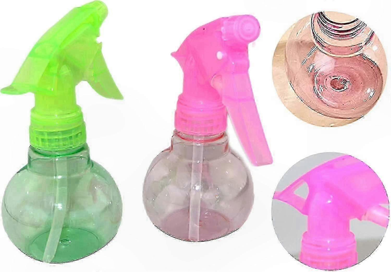 Fine Mist Spray Bottle for Hairdressing, Makeup, and Salon Use Portable Clear Plastic Atomizer Container