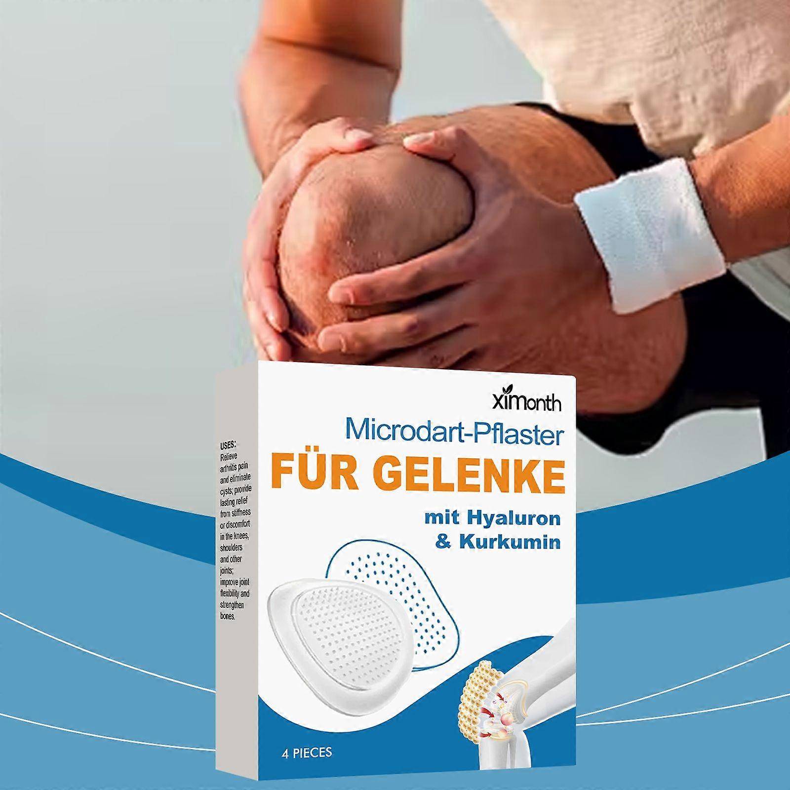 Hyaluronic Joint Relief Microneedle Plasters, Professional Microneedle Leg Plasters, Micro Needle Plasters for Back, Neck, Hands, Knees
