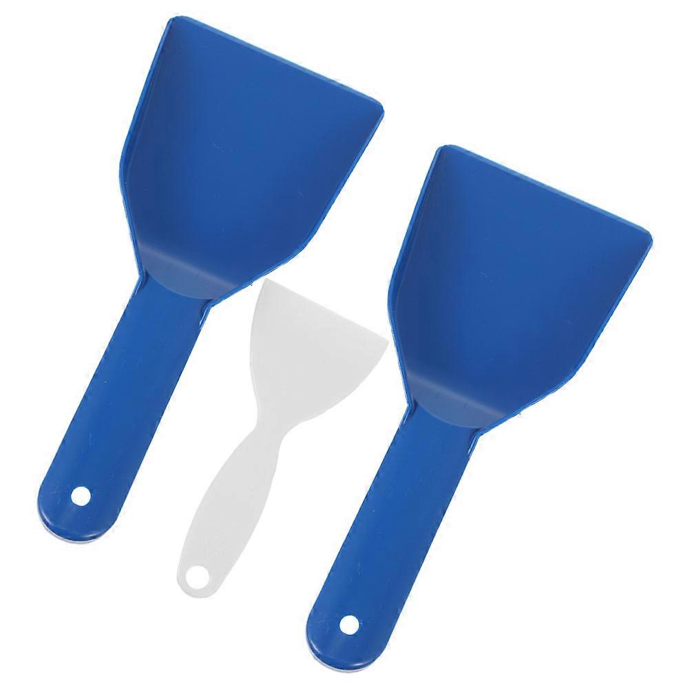 3Pcs Ergonomic Ice Scrapers For Deep Freezer Vehicle Maintenance Efficient Compact Design Tool