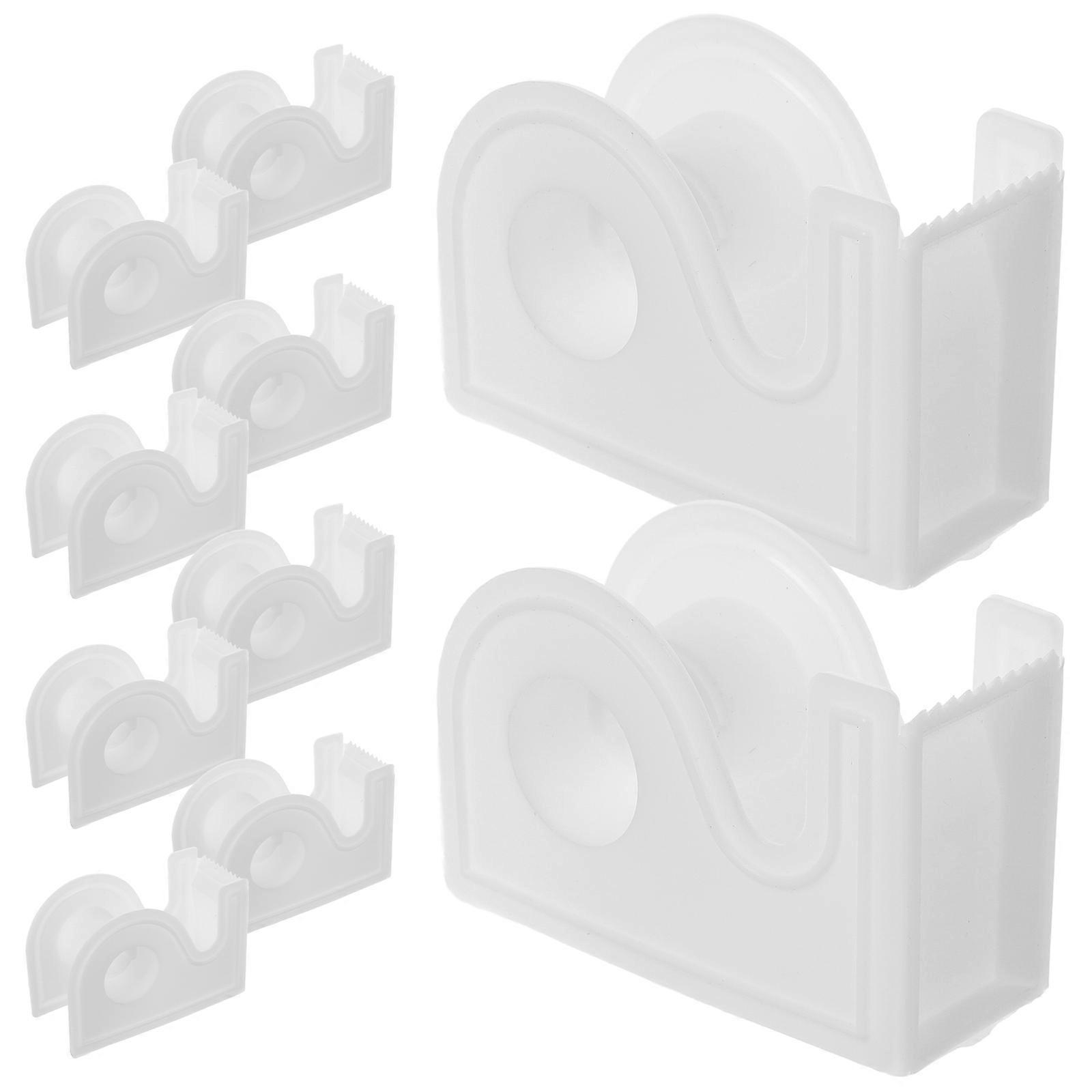 Efficient 10Pcs Eyelash Tape Cutters Compact Dispenser Designed For Lash Extension Work Perfect For Store Use