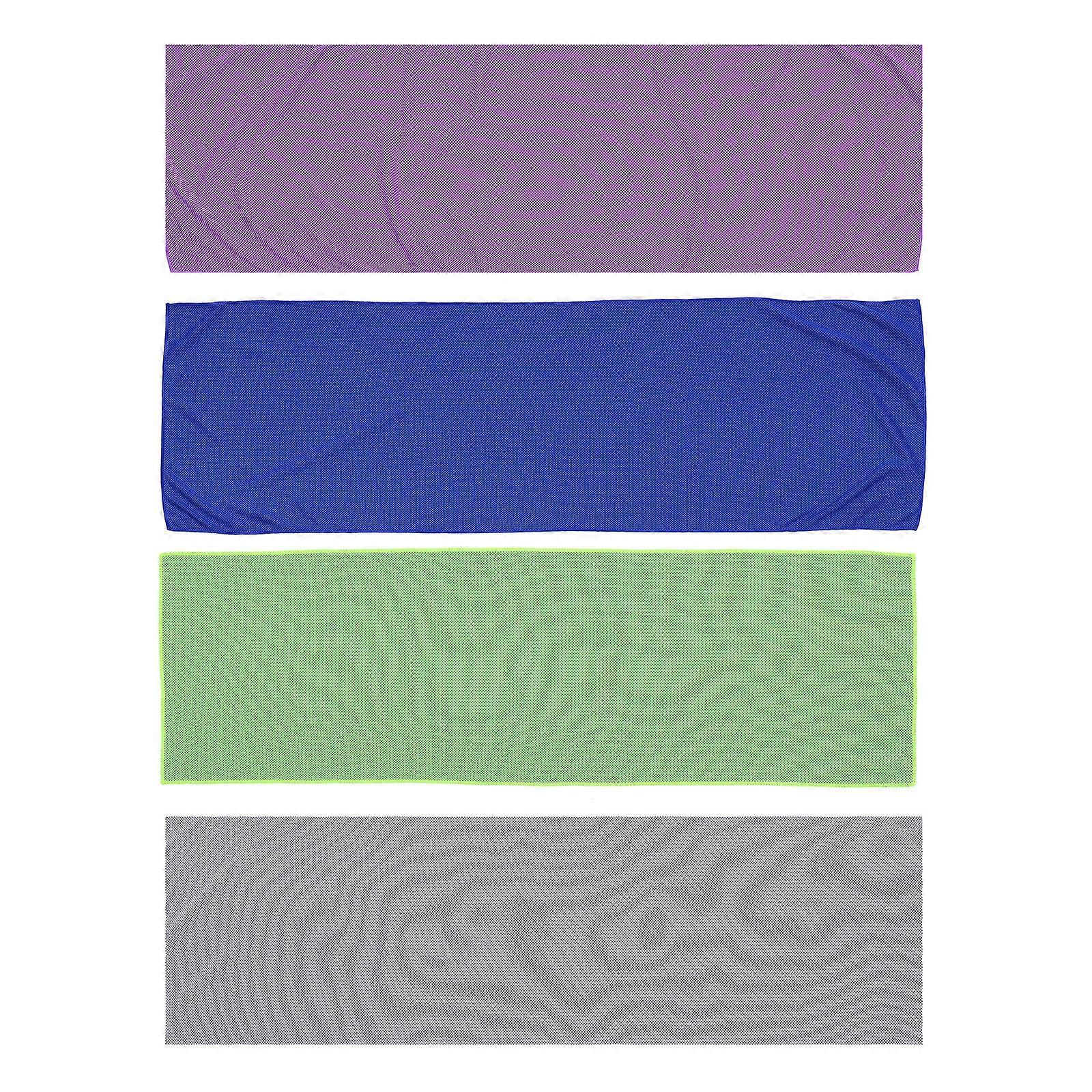 Sport Cooling Towel 4Pcs For Outdoor Activities Such As Running And Cycling 100X30CM Assorted Color Cooling Technology