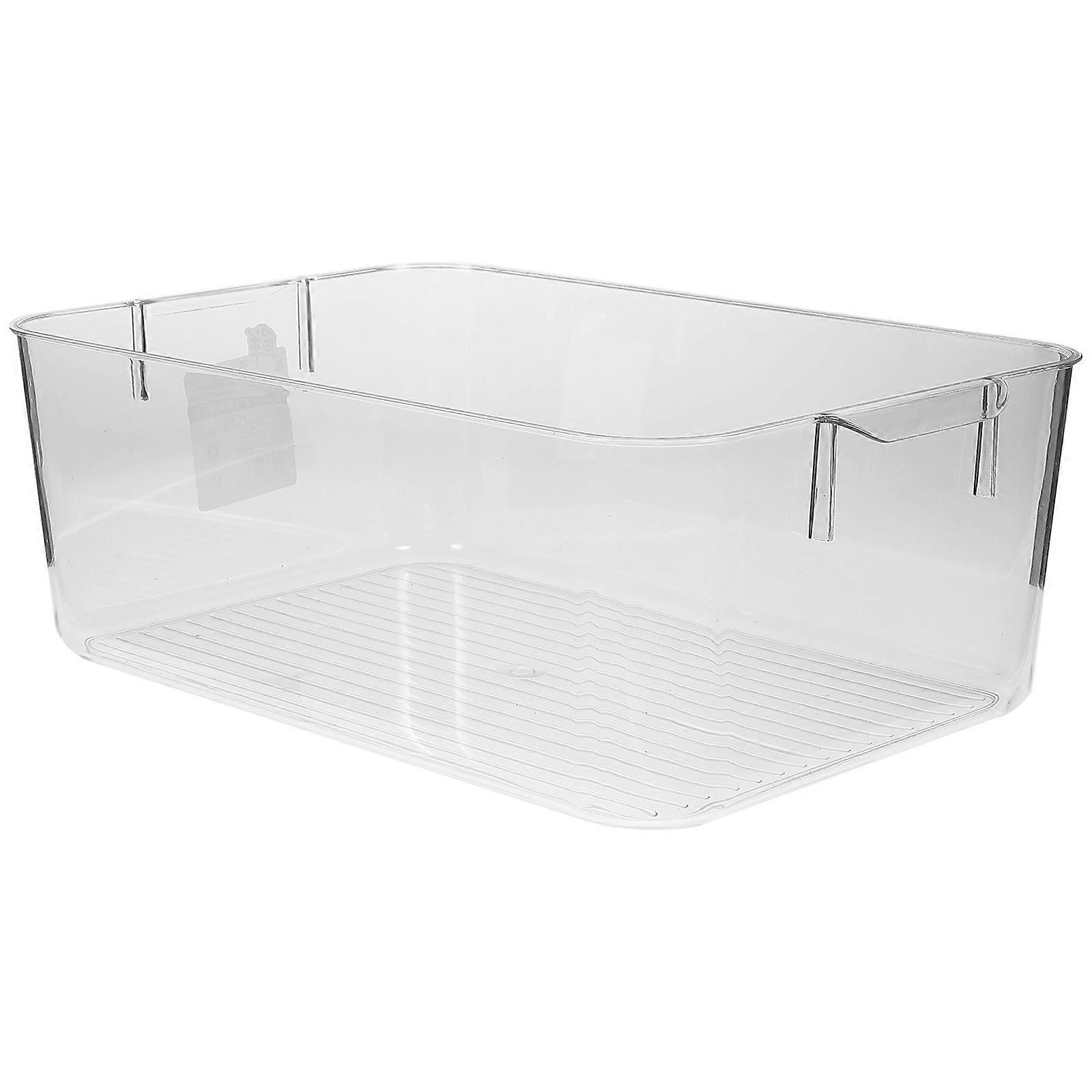 Cosmetic Organizer Box Large Capacity Transparent Storage Container for Makeup, Stationery, and Sundries – Ideal for Home, Office, Dorm, and Vanity