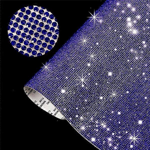 Rhinestone Sheet Crystal Sticker MÖRKBLÅ dark blue
