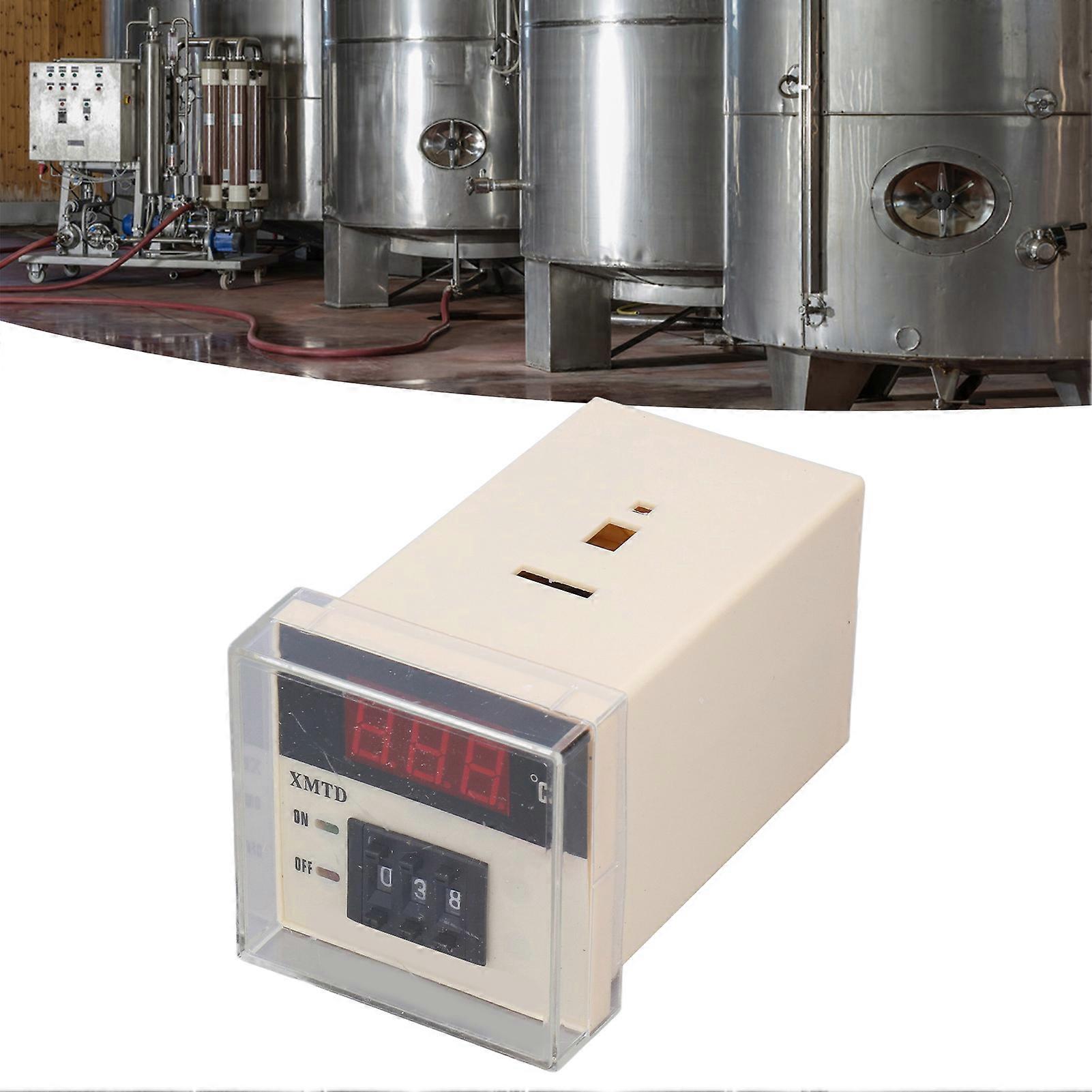 Temperature Controller LCD Digital Display Clear Display XMTD‑2001 0‑399℃ Digital Temperature Controller 220V