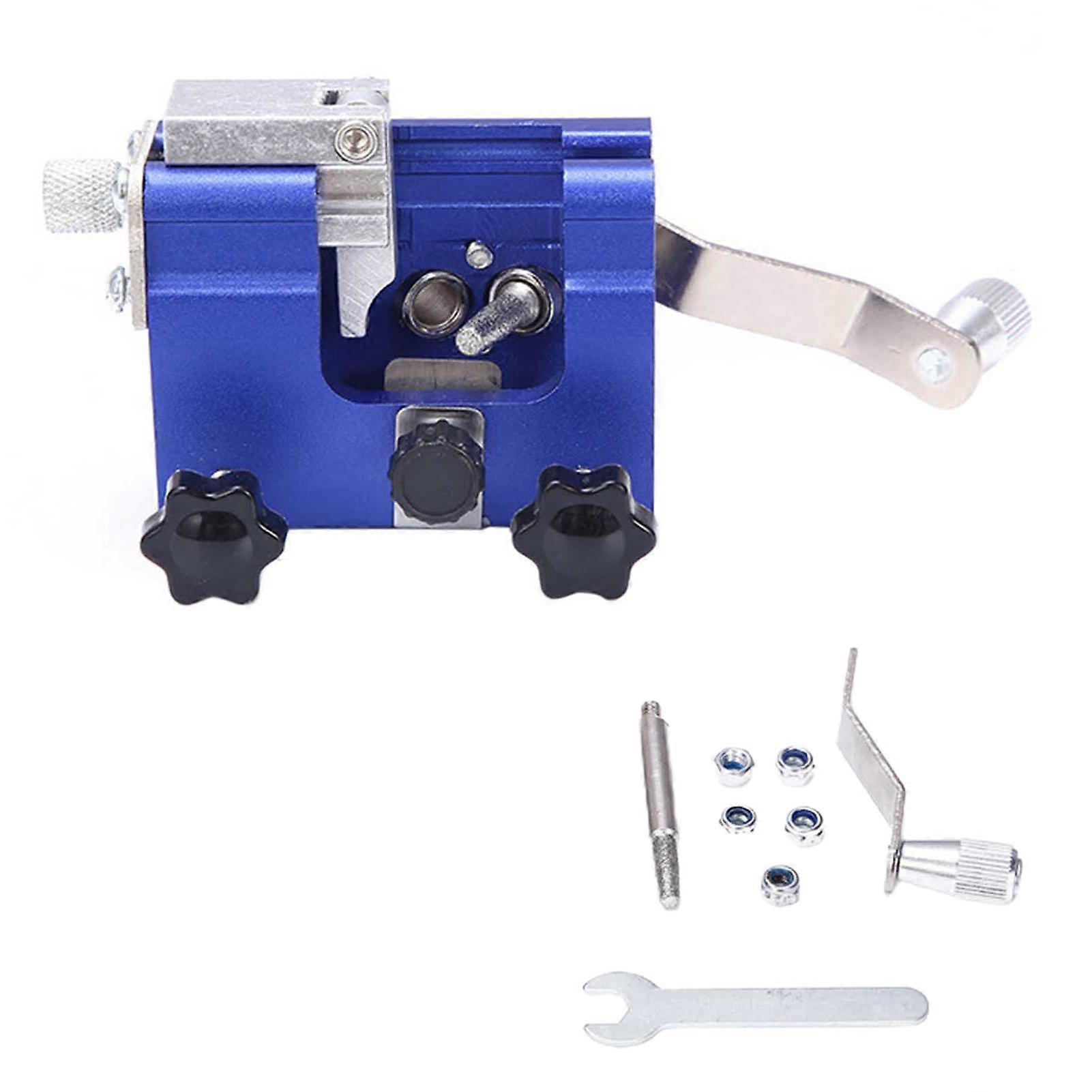 Tronçonneuse Chaîne Affûteur Gabarit Portable Manivelle Tronçonneuses Kits d’affûtage de tronçonneuse pour bûcheron Jardinier