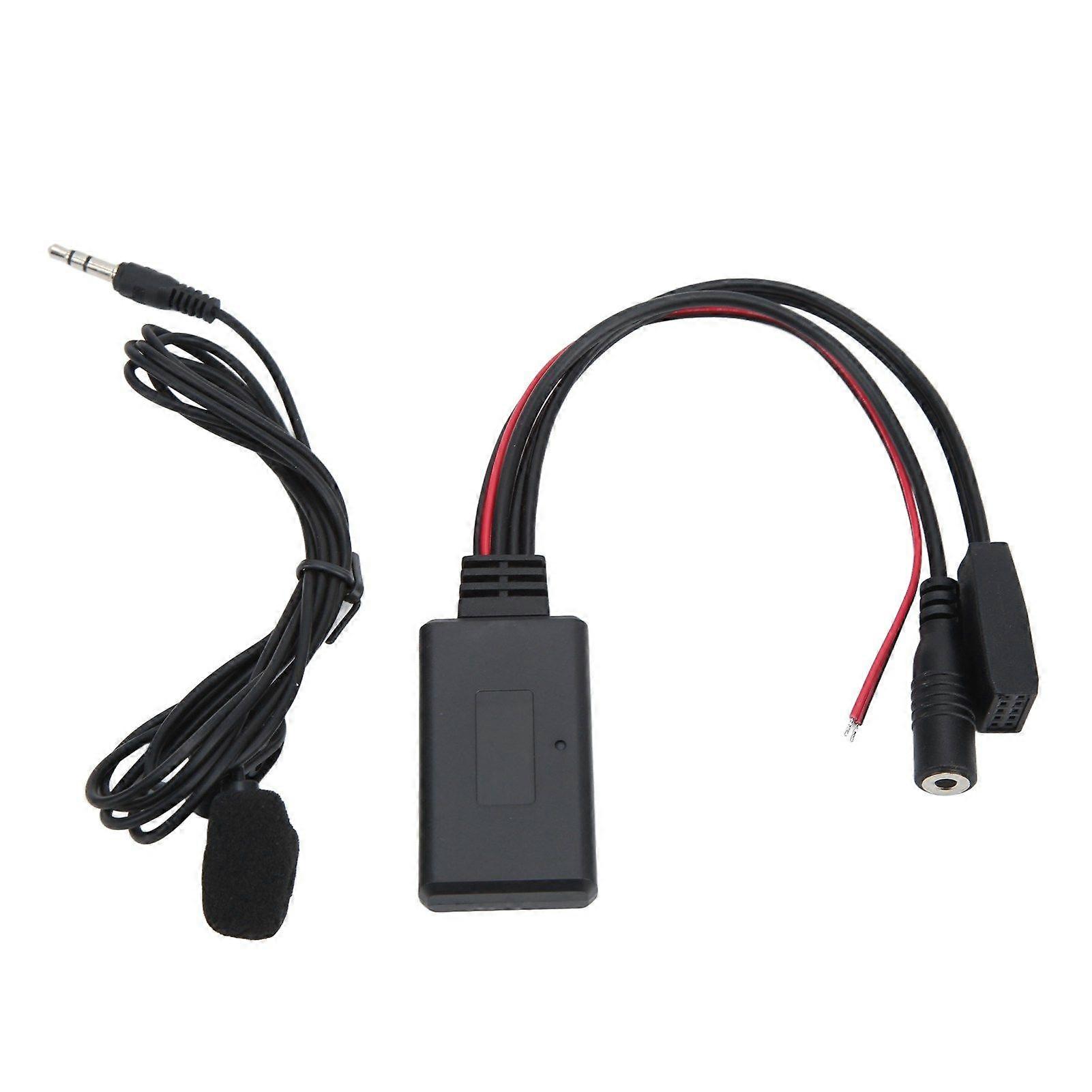 bluetooth 5.0 aux cable for E46 M3 10 pin adapter with mic