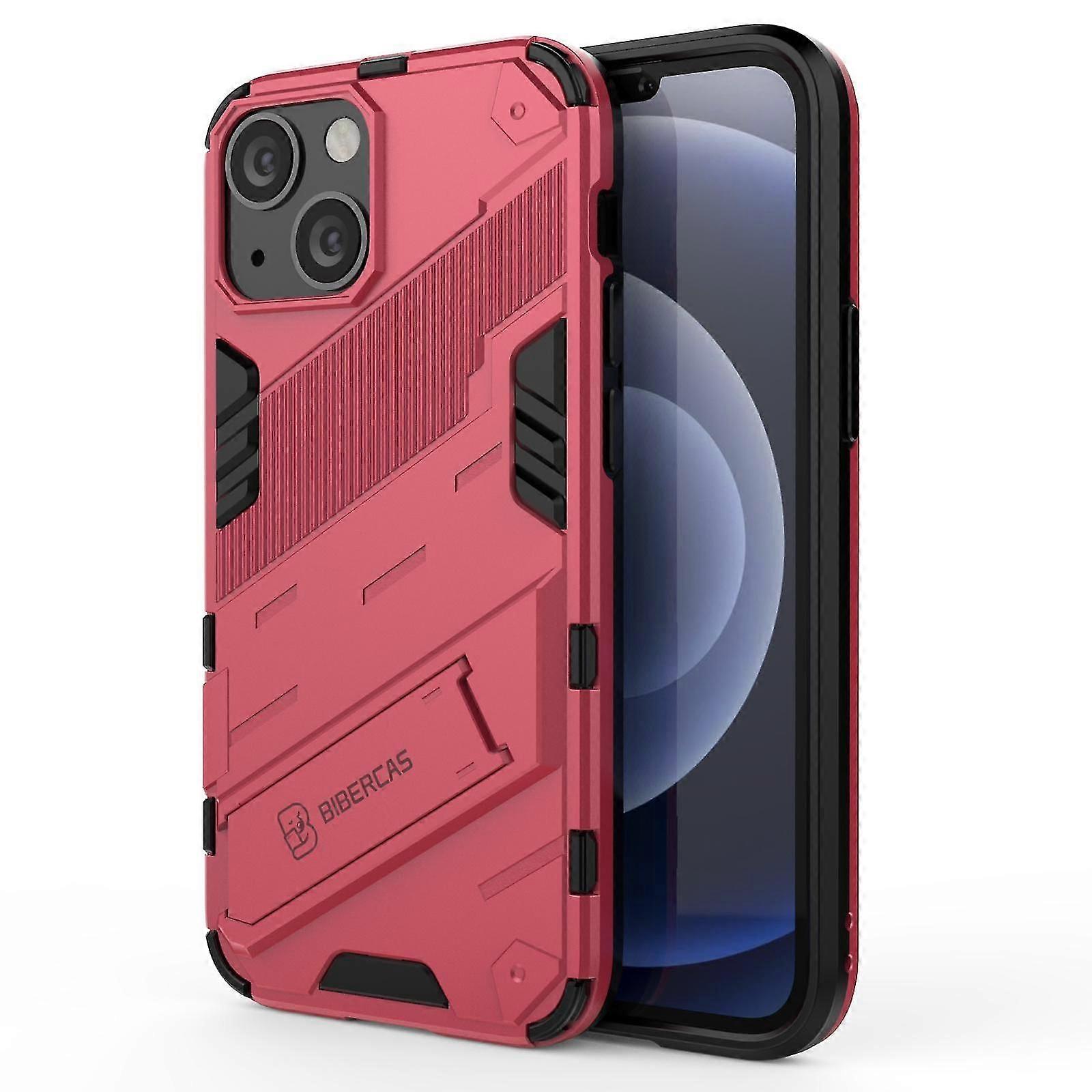 Slim Case For iPhone13 Mini Shockproof Dual-Layer Stand Cover