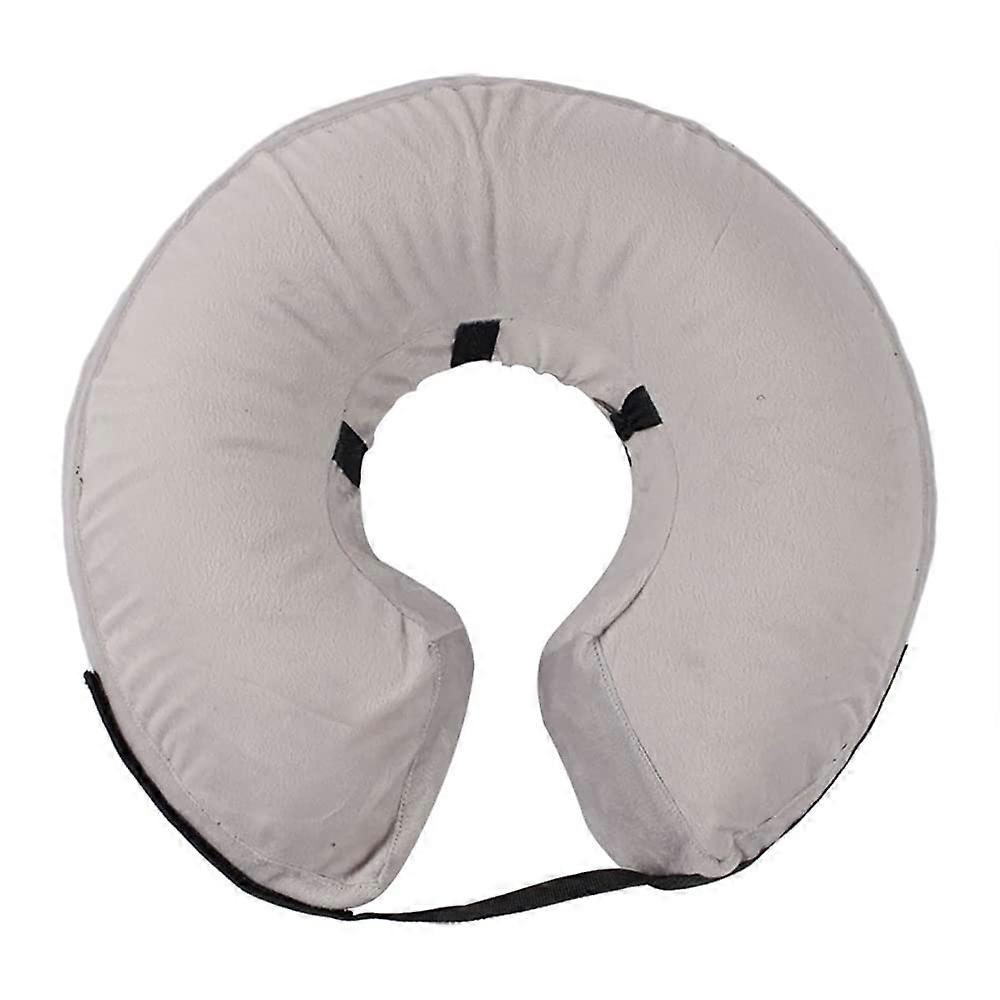 Inflatable Collar for Dogs and Cats, Alternative to a Dog Cone or Dog Collar Inflatable Basic Dog Collar Grey L