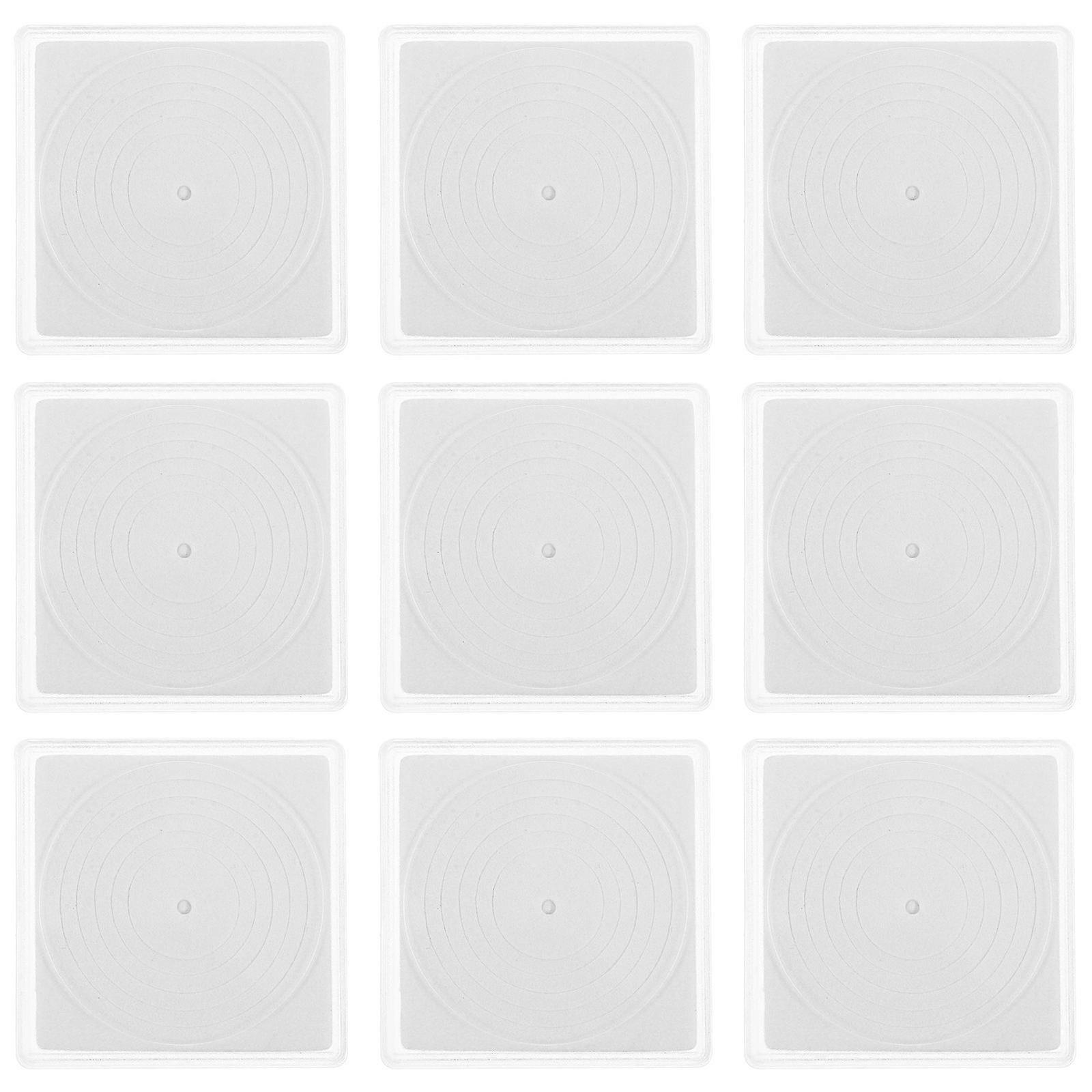 MLINS 10pcs Plastic Coin Collection Boxes Coin Protection Transparent Box for Coin Storage