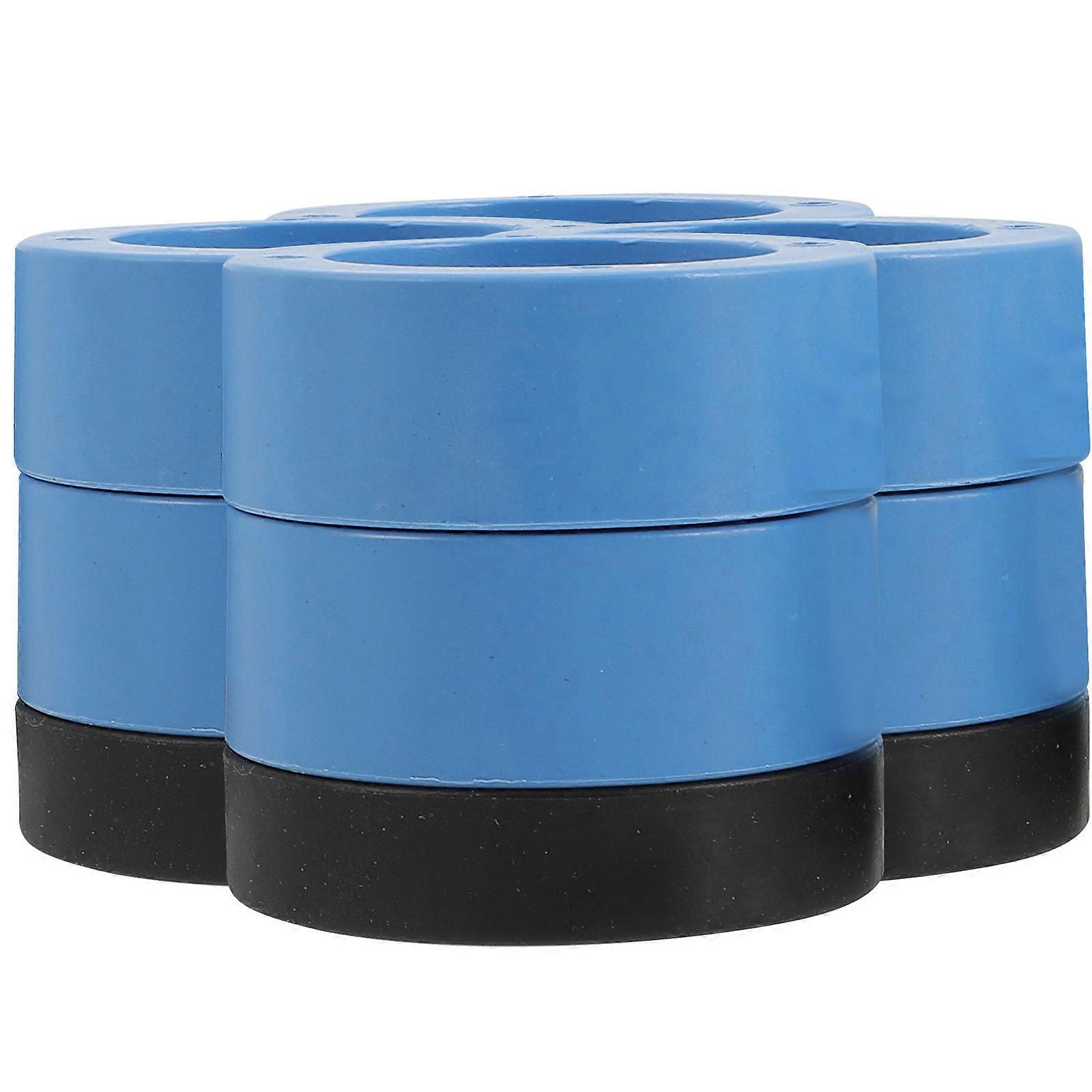Bed Raisers For Household Users Height Adjustment Protection 4Pcs In Blue Color