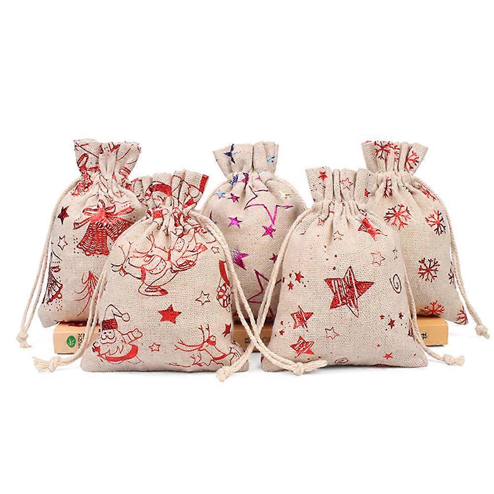 DIY Christmas Gift Pouches Suitable For Wall Hanging And Tree Decoration Assorted Color Rectangular Pcs
