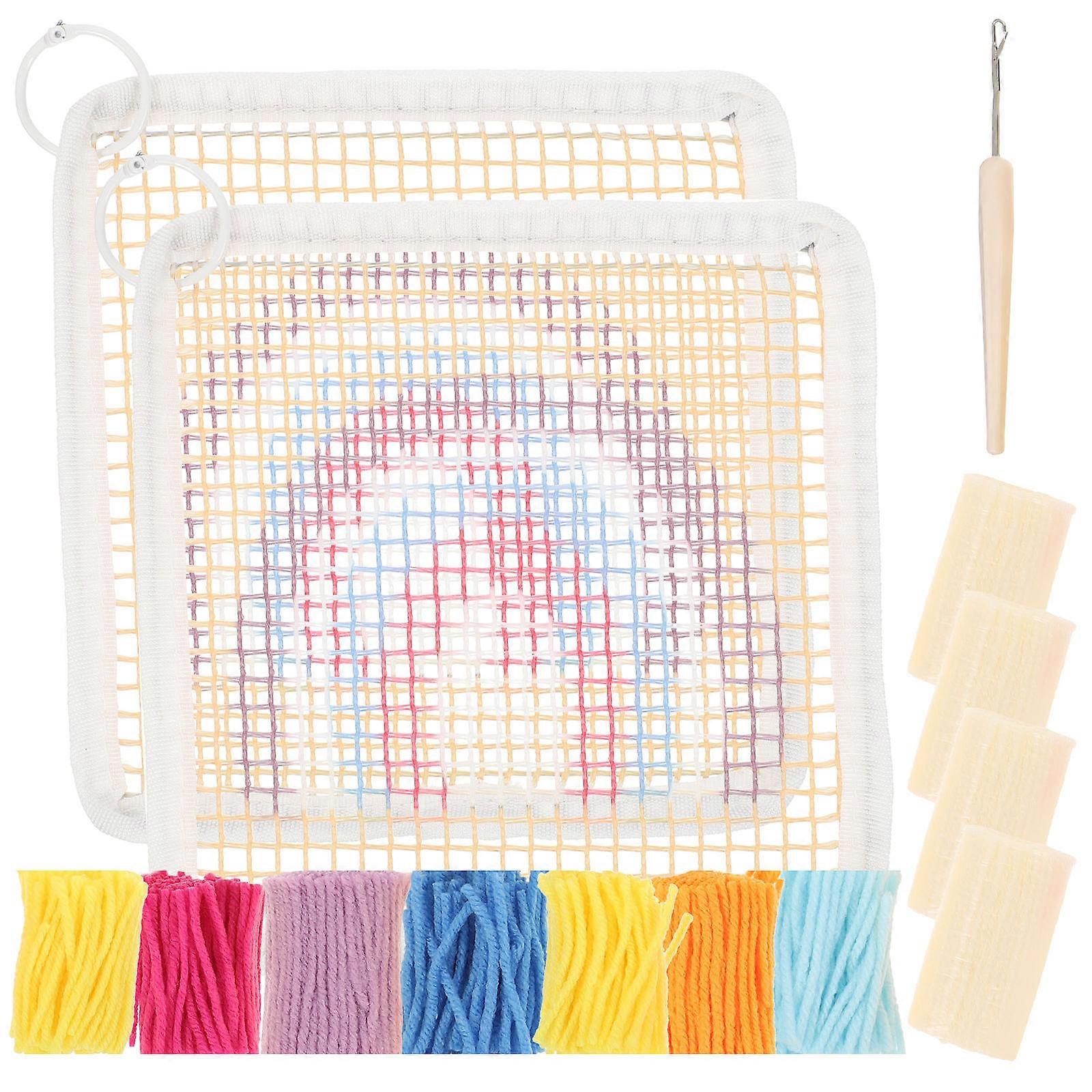 DIY Coaster Kit Hand-Made Coaster For Craft Enthusiasts Assorted Color Decorative 1 Set
