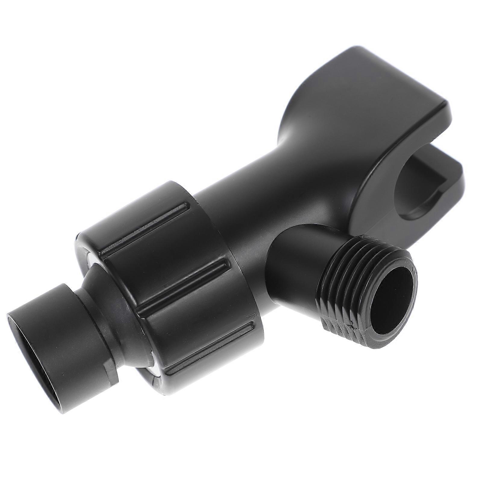 Black ABS Shower Head Holder for Home with Strong Bearing Capacity and Classic Style 8.5 inches
