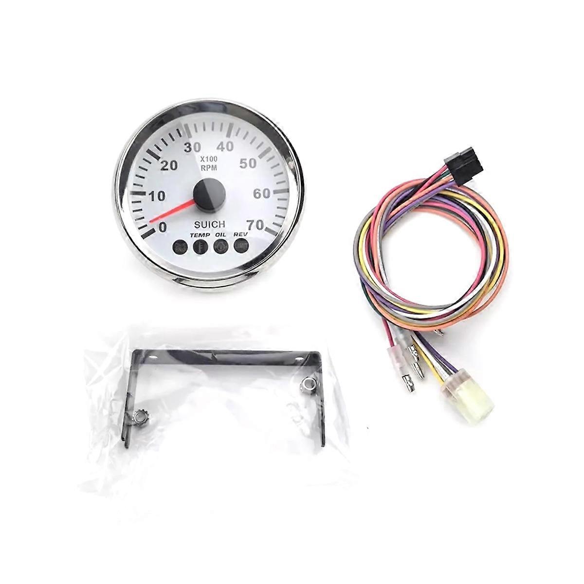 34200-93J14 4inch Multifunction Tachometer for Outboard Monitor Gauge DF115 140