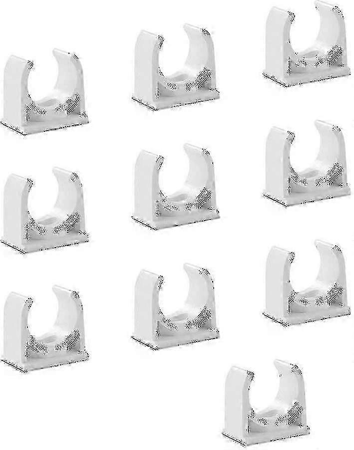 2025 10 stuks 50 mm U-type buisklemmen buisklemmen buisfittingen wit