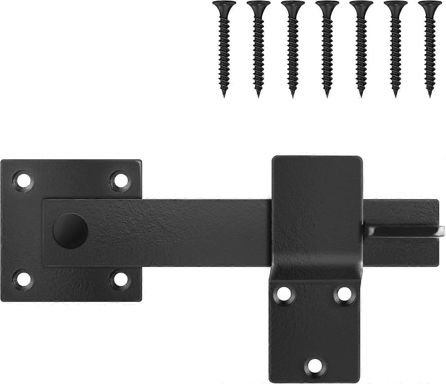6" stalddør flip lås, robust gård flip hegn port lås jern hardware, port