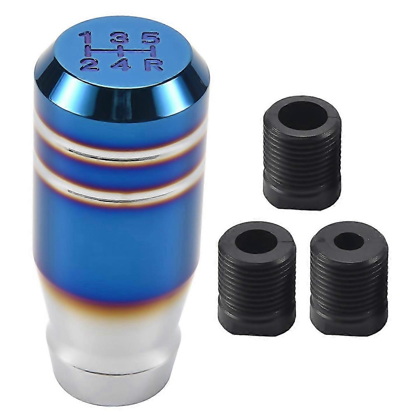 For 3 inch bride burnt universal car 5 speed gear shift lever manual shifter knob Blue