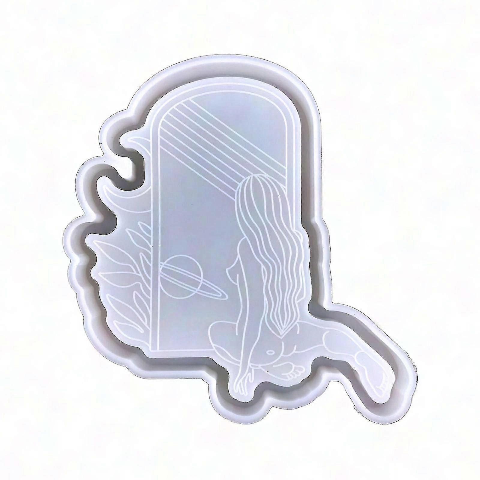 Epoxy Resin Agate Slice Cup Coaster Mold DIY Craft Making