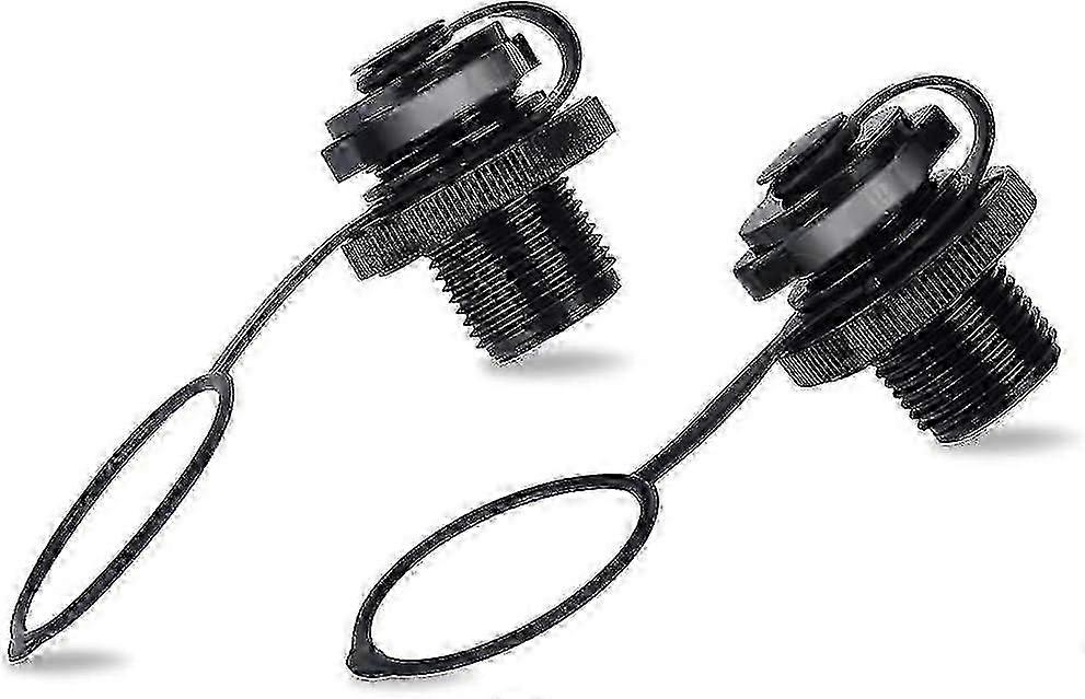 Exquisite 2 Pcs One-Way Spiral Air Plug for Intex Kayak Inflatable Boat - Tube Valve Replacement