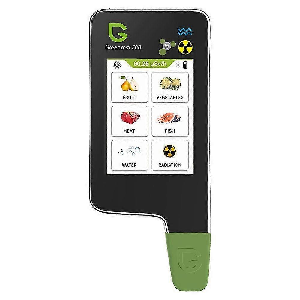 Greentest Eco6 Food Safety Tester For Fruits Vegetables Meat And Fish Nitrate Radiation Detector With EU Plug BPA Free