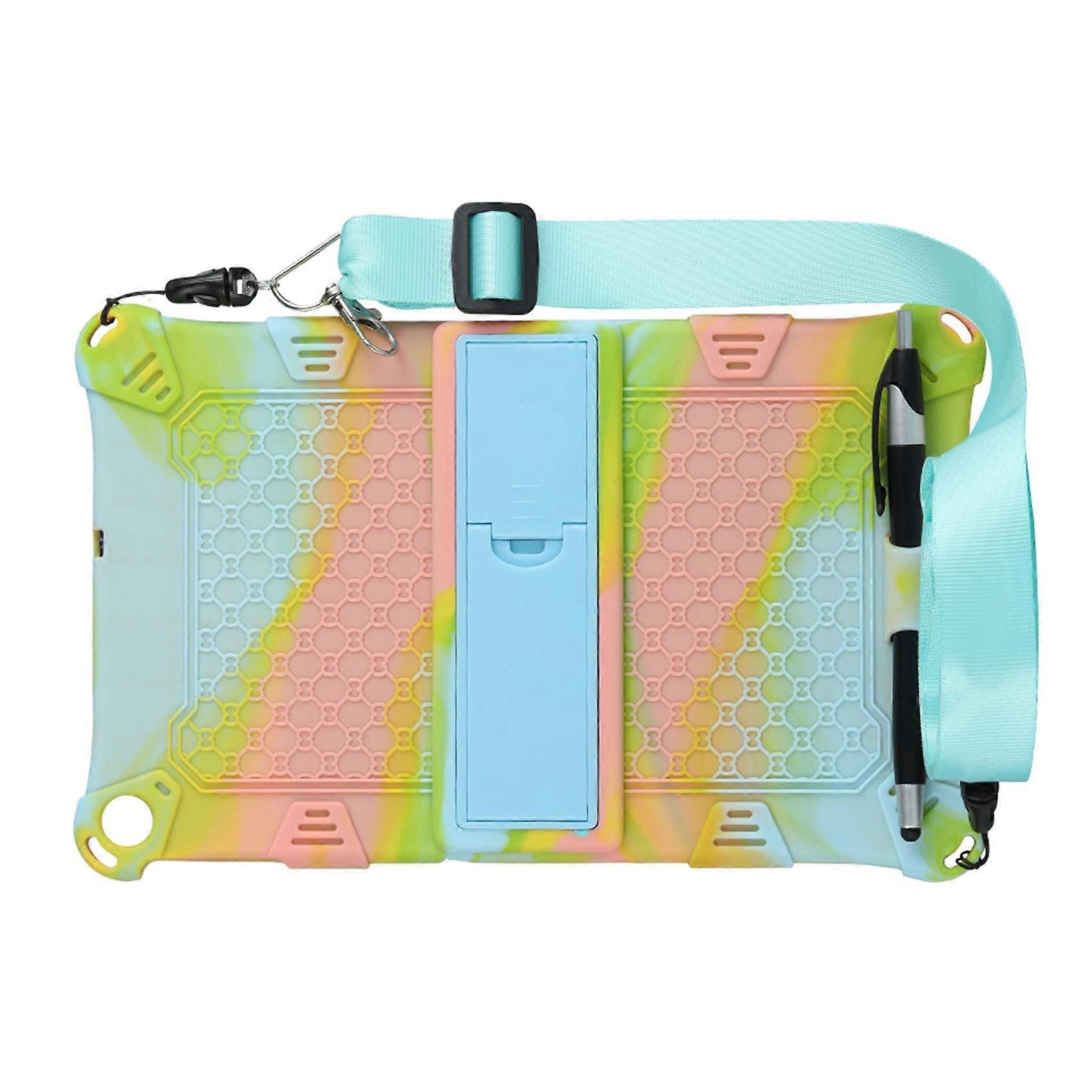 Tablet Case for IPlay30 IPlay30 PRO 10.5 Inch with Stand, Stylus, and Strap in Blue and Pink