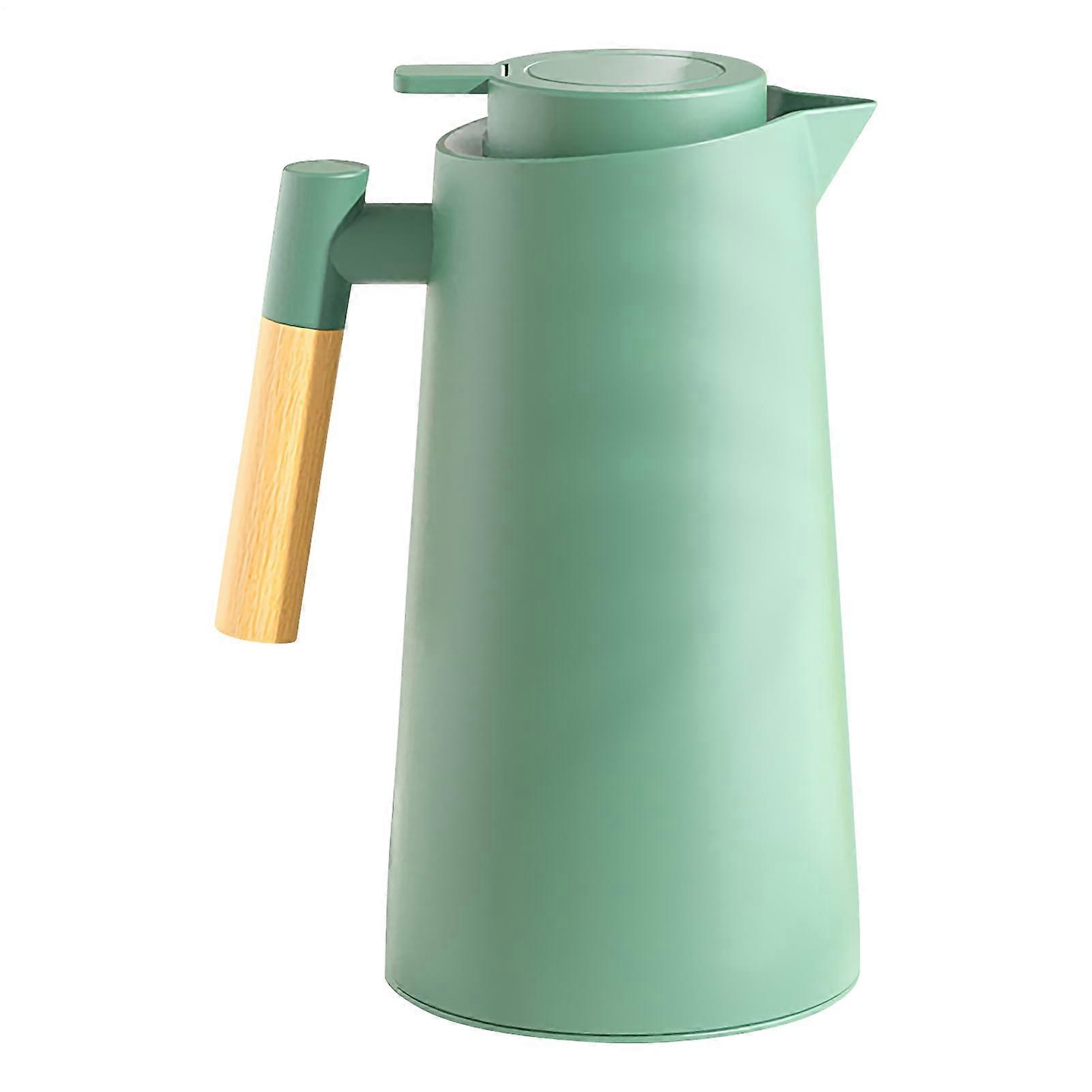 Insulated Coffee Carafe 1000ml Hot Water Container with Glass Liner Lake Green Ref: 8815