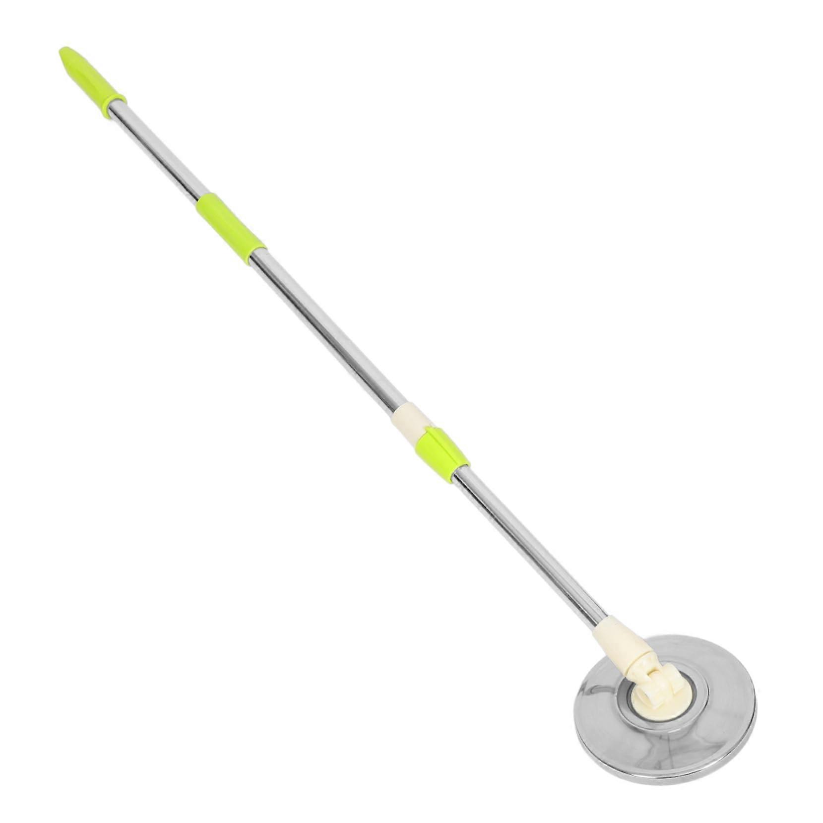 Rotating mop handle, detachable grip, telescopic pole, sturdy head, durable accessories