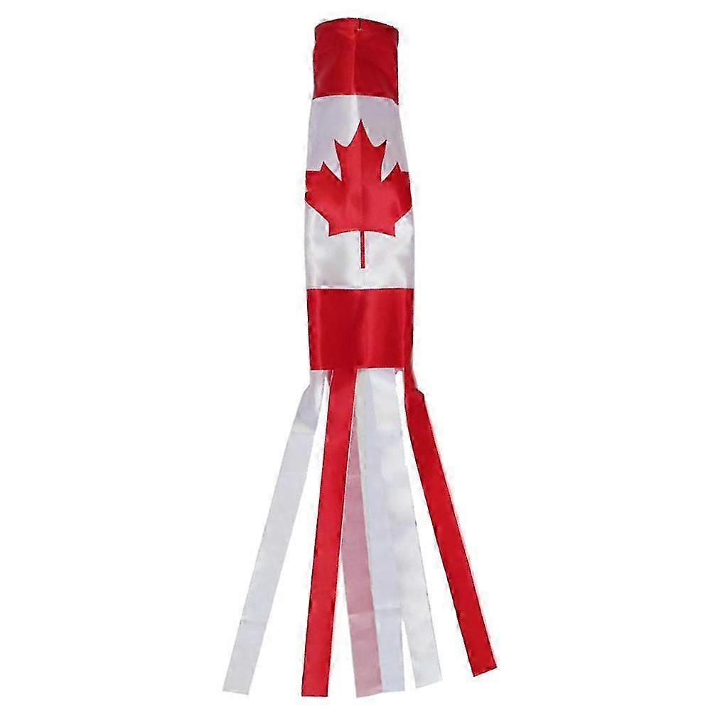 Polyester fabric Flag Windsock Includes Hanging Ropes Patriotic Wind Sock-jc