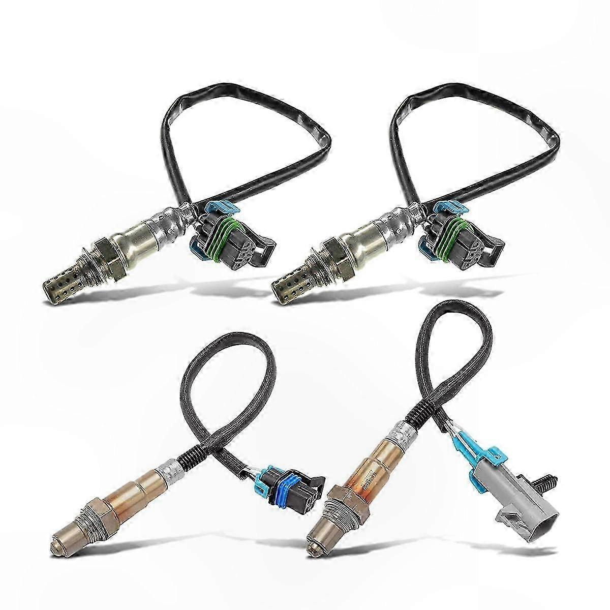 4PCS Oxygen Sensors Compatible with Multiple Models Upstream Downstream Replacement Parts